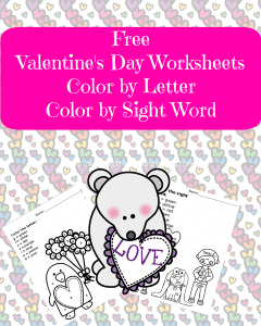 Free Valentine's Day Worksheets