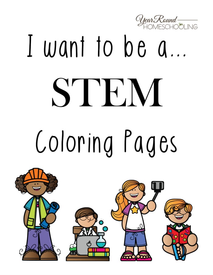FREE STEM Coloring Pages Homeschool Giveaways