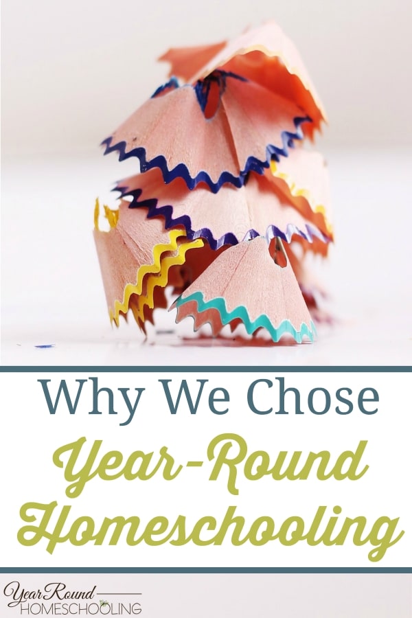 Why We Chose Year-Round Homeschooling - By Selena - Year Round ...