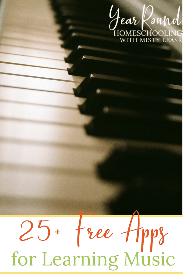 25 free Apps for Learning Music Year Round Homeschooling