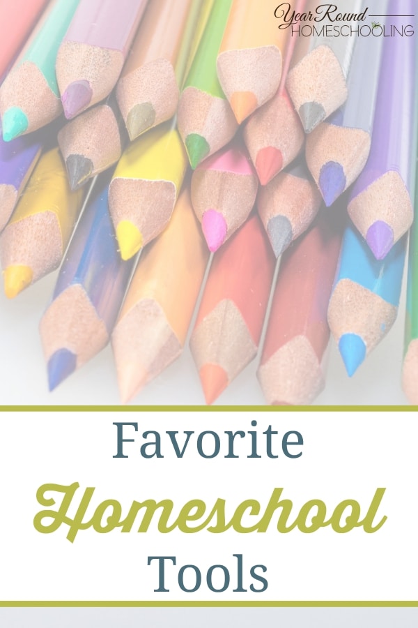 The year round homeschooling contributor team shares their favorite homeschool tools! These are tried and proven tools that everyone should have! 