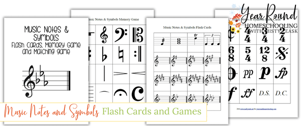 music notes and symbols printable, music notes and symbols flash cards, music notes flash cards, music symbols flash cards, music notes games, music symbols games
