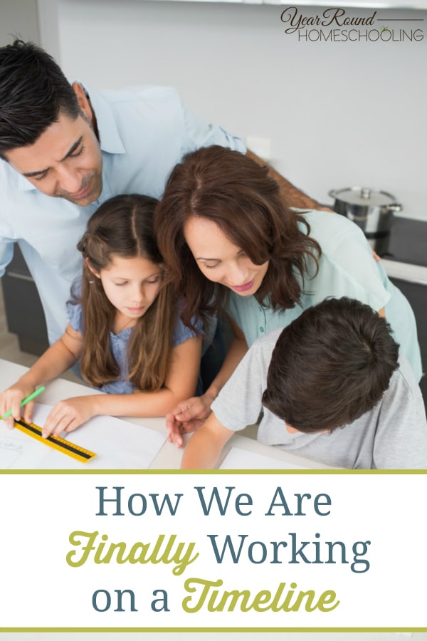How We Are Finally Working On A Timeline Year Round Homeschooling