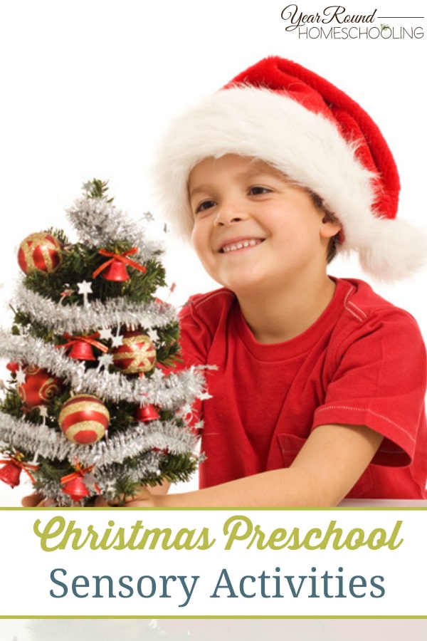 Christmas Preschool Sensory Activities - By Alecia