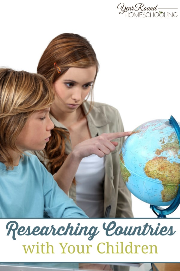 Researching Countries with Your Children - By Nicole