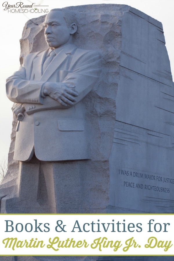 Books & Activities for Martin Luther King Jr. Day - By Keri