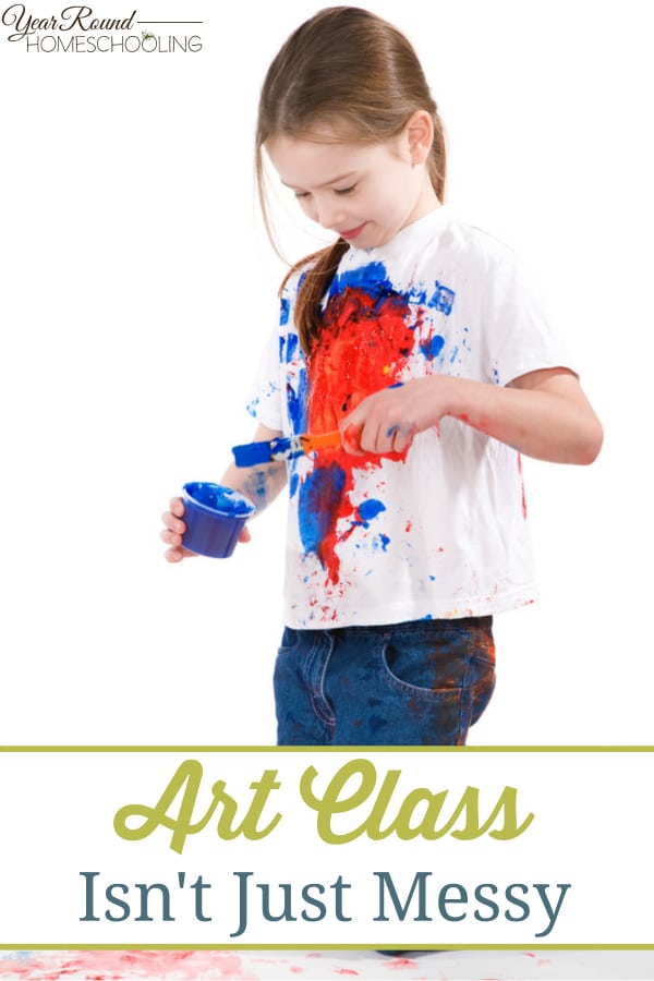 art, messy, homeschool, homeschooling