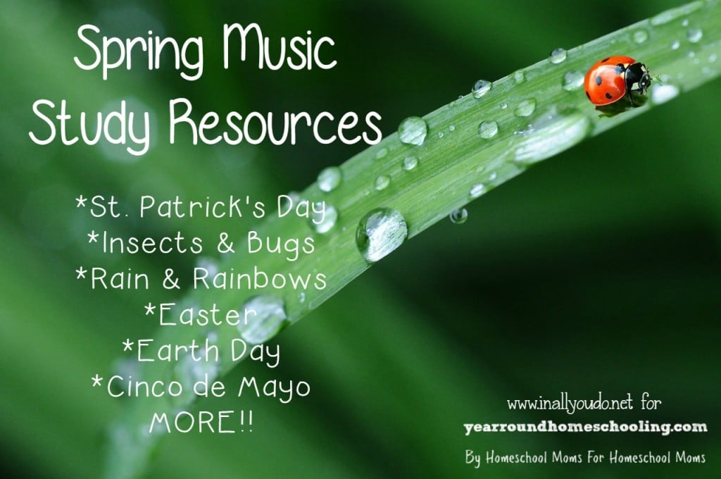 Spring is just around the corner and there are some many chances for adding music to your homeschool! Check out these great resources!! :: www.yearroundhomeschooling.com