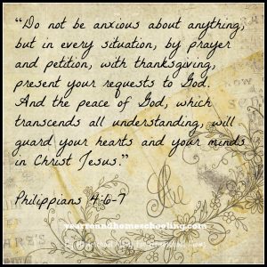 Do Not Be Anxious
