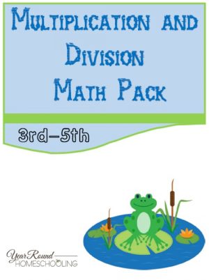 Frog Multiplication and Division Math Pack (3rd-5th)