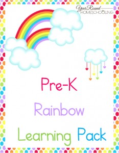 Free Rainbow Learning Pack (Pre-K)