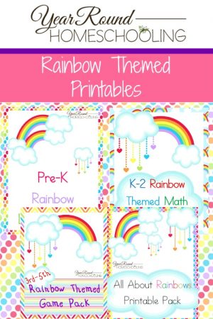 Free Rainbow Printables - Year Round Homeschooling