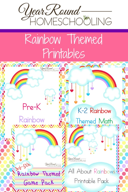 Free Rainbow Printables