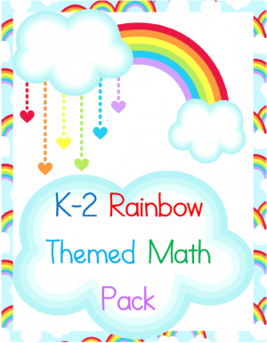 Rainbow K-2 Math Pack