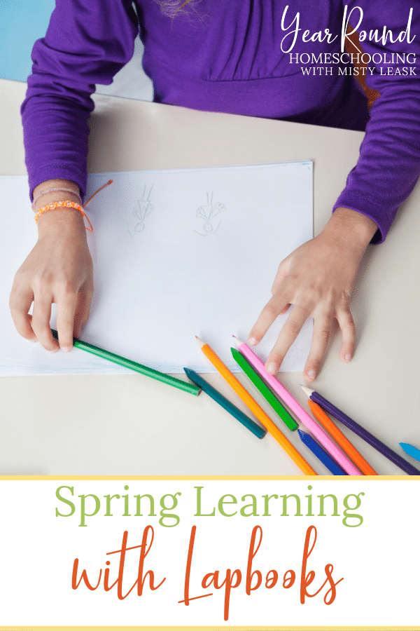 spring learning with lapbooks, spring lapbooks, lapbooks spring, springtime lapbooks, lapbooks springtime