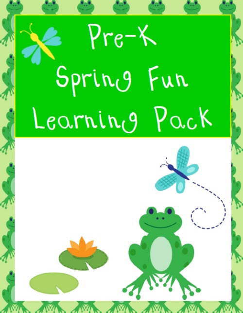 Pre-K Spring Fun Learning Pack