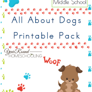 free dog printables year round homeschooling free dog printables