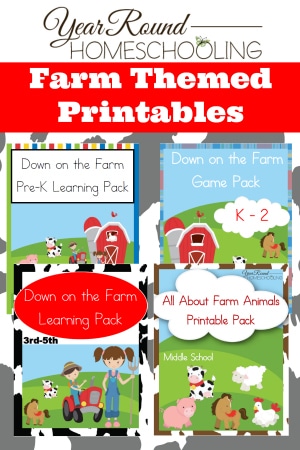 Free Farm Themed Printables