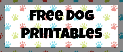 Free Dog Printables