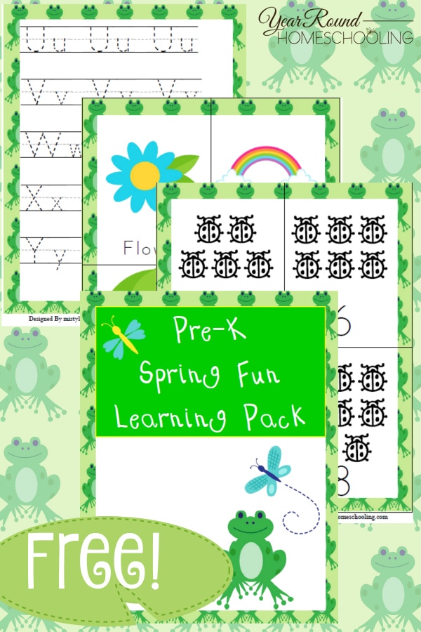 spring, prek, preschool, homeschool, homeschooling, worksheets, printable