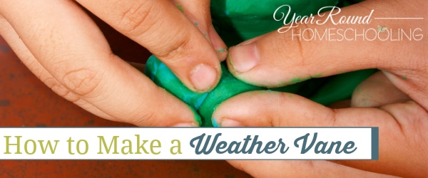 weather vane, science experiment, science, weather, homeschool, homeschooling