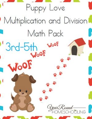 Puppy Love Math Pack (3rd-5th)