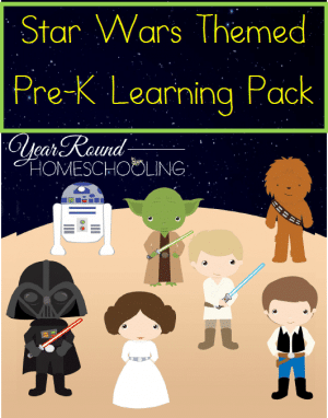 Star Wars Themed PreK Learning Pack