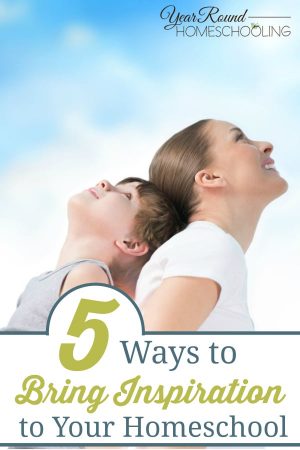 5 Ways to Bring Inspiration to Your Homeschool - Year Round Homeschooling