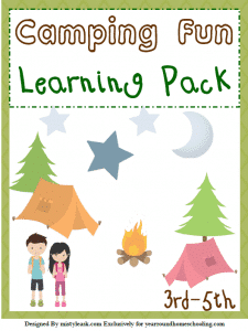 Free Camping Fun 3rd-5th Learning Pack