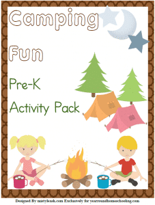 Free Camping Fun Pre-K Activity Pack