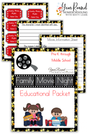 Family Movie Night Educational Packet