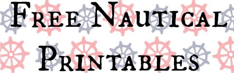 Free Nautical Printables