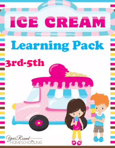 Free Ice Cream Learning Pack (3rd-5th)
