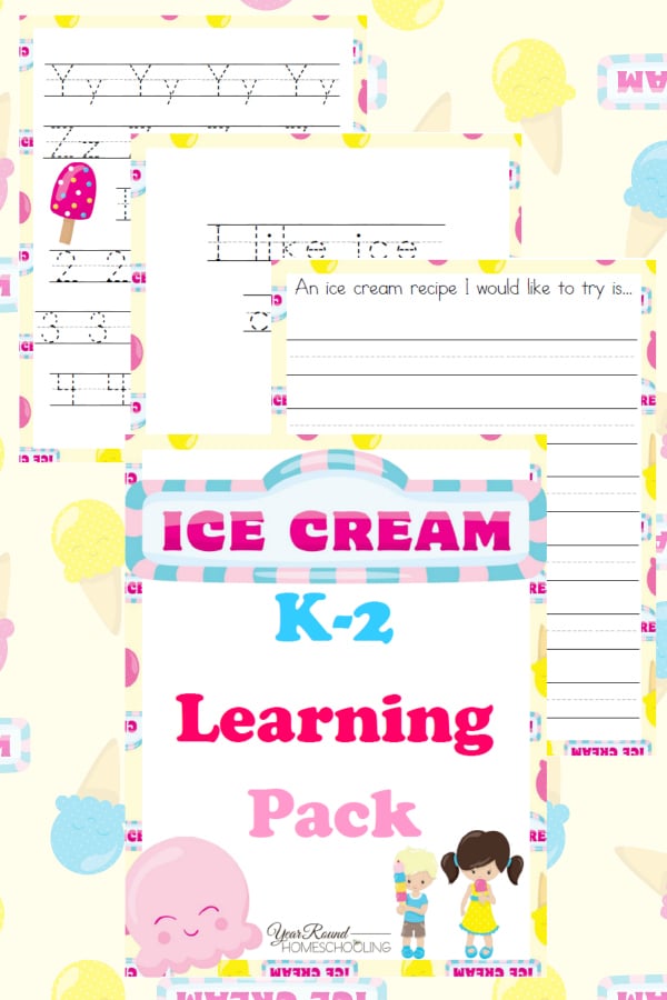 ice cream K-2, K-2 ice cream, ice cream printable, ice cream worksheets, k-2