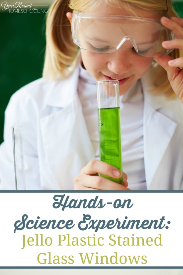 Hands-on Science Experiment- Jello Plastic Stained Glass Windows - By Jolene