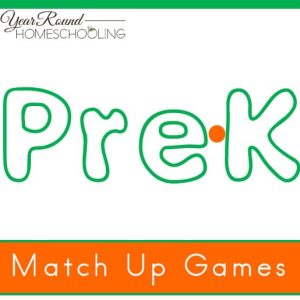 Pre-K Match Up Game Pack