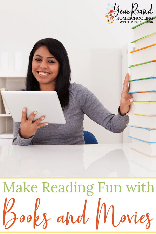 make reading fun with books and movies, reading fun with books and movies, books and movies reading fun