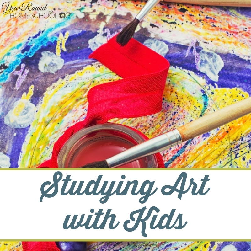how to study art with kids, studying art with kids, studying art kids, kids study art