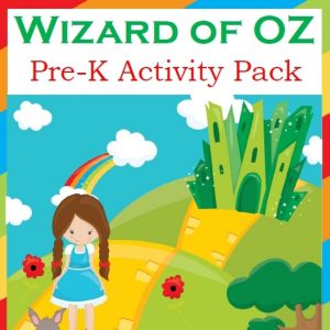 Wizard of Oz PreK Activity Pack