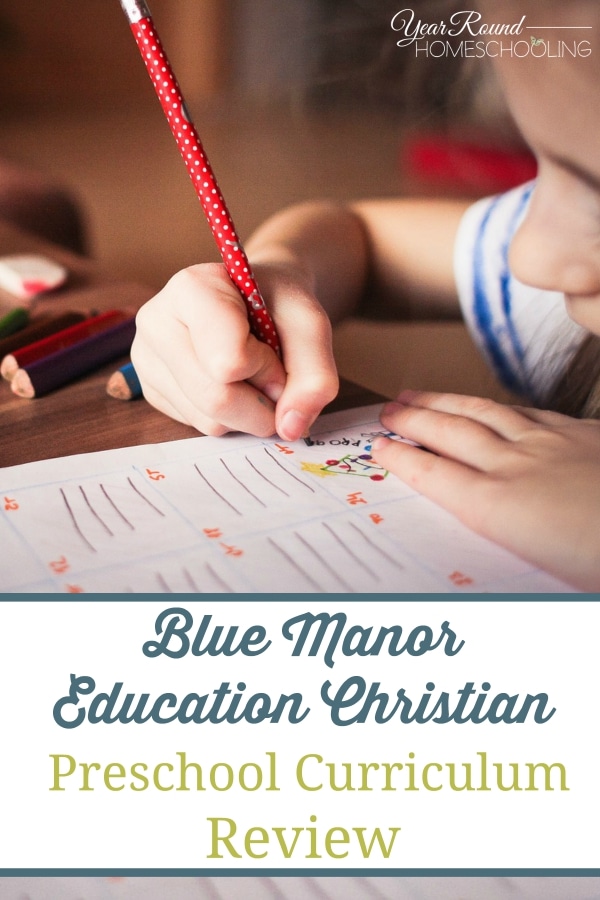 Blue Manor Education Christian Preschool Curriculum Review - By Jolene