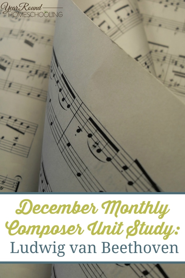 This months unit study is on one of the most famous composers, Beethoven. Read a brief bio, listen to music and fun activities. :: www.yearroundhomeschooling.com