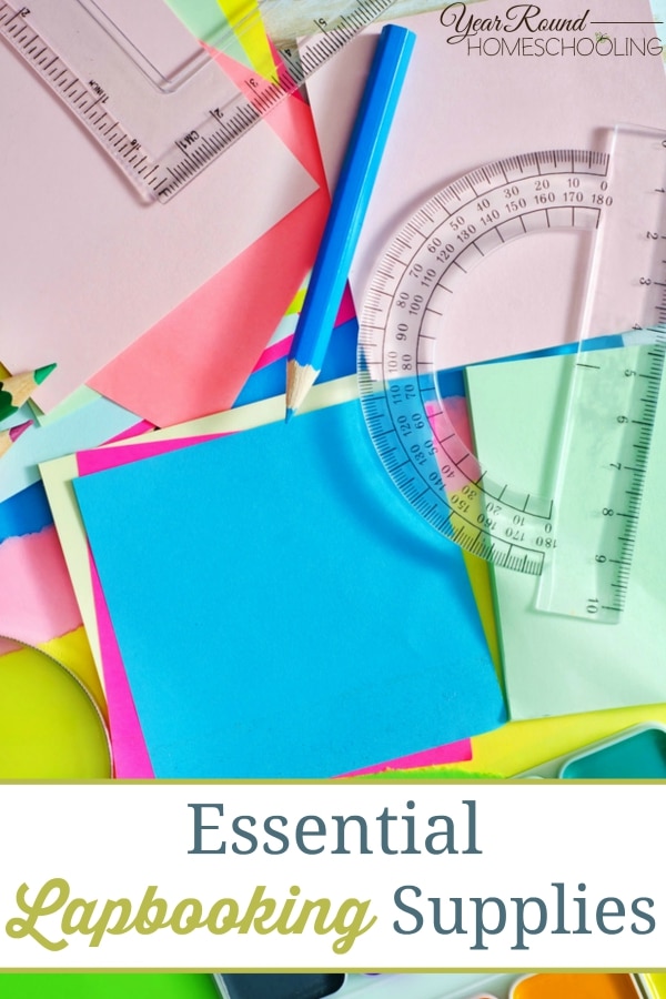 Essential Lapbooking Supplies - By Sara