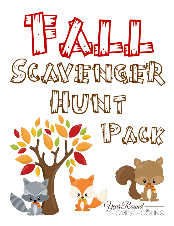 Free Fall Scavenger Hunt Pack