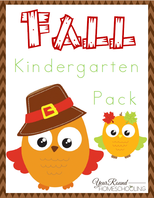 Free Fall Kindergarten Pack