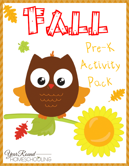 Free Fall PreK Activity Pack - By Year Round Homeschooling