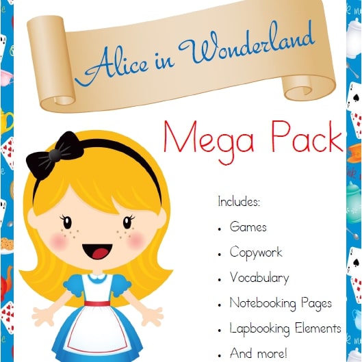 Alice in Wonderland Mega Pack - Year Round Homeschooling Alice in Wonderland Mega Pack - Year Round Homeschooling