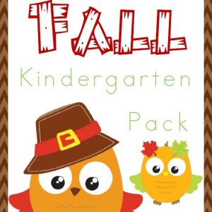 Fall Kindergarten Pack