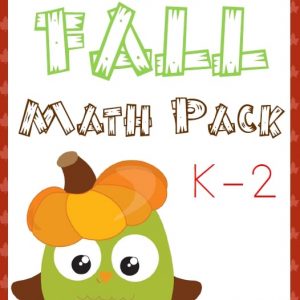 Fall Math Pack (K-2)