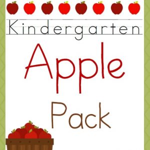 Kindergarten Apple Pack