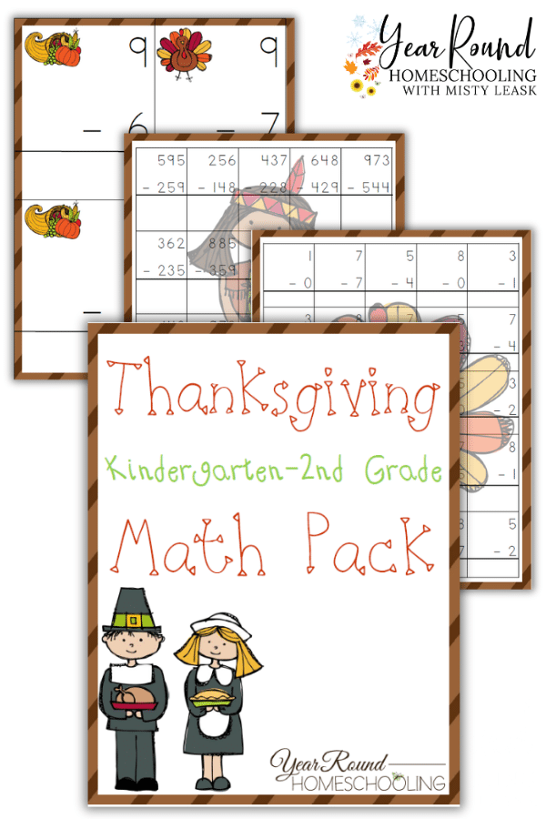 thanksgiving K-2 math pack, thanksgiving K-2 math printable, thanksgiving elementary math pack, elementary math pack thanksgiving, printable elementary pack thanksgiving